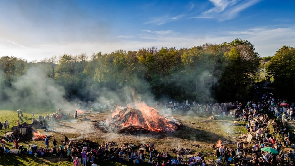 Texelse vreugdevuren afgelast vanwege verhoogde kans op natuurbranden