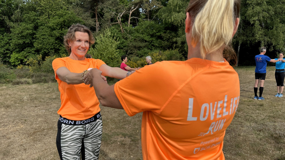 Marijn doet mee aan de LoveLife Run in Hilversum