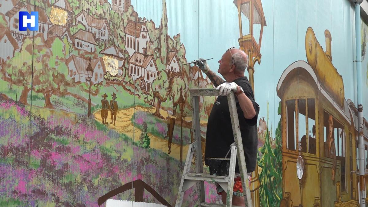 Dit kunstwerk wordt de grootste realistische muurschildering van Nederland