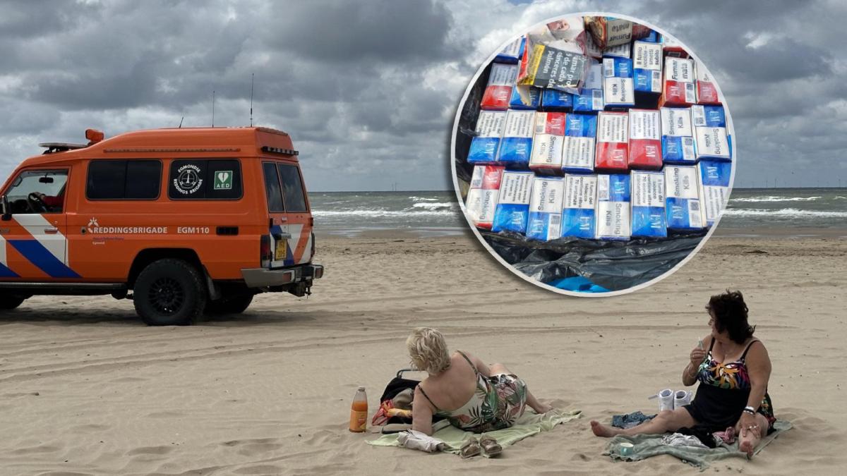 Sloffen sigaretten spoelen aan op stranden Noord-Holland