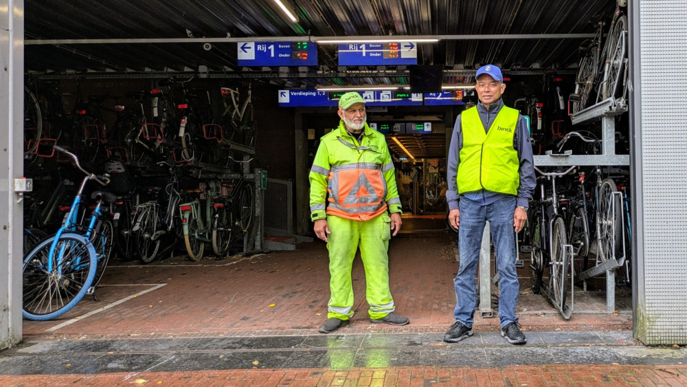 Dit plein is bakfiets-only: "60 procent van de mensen doet het goed"