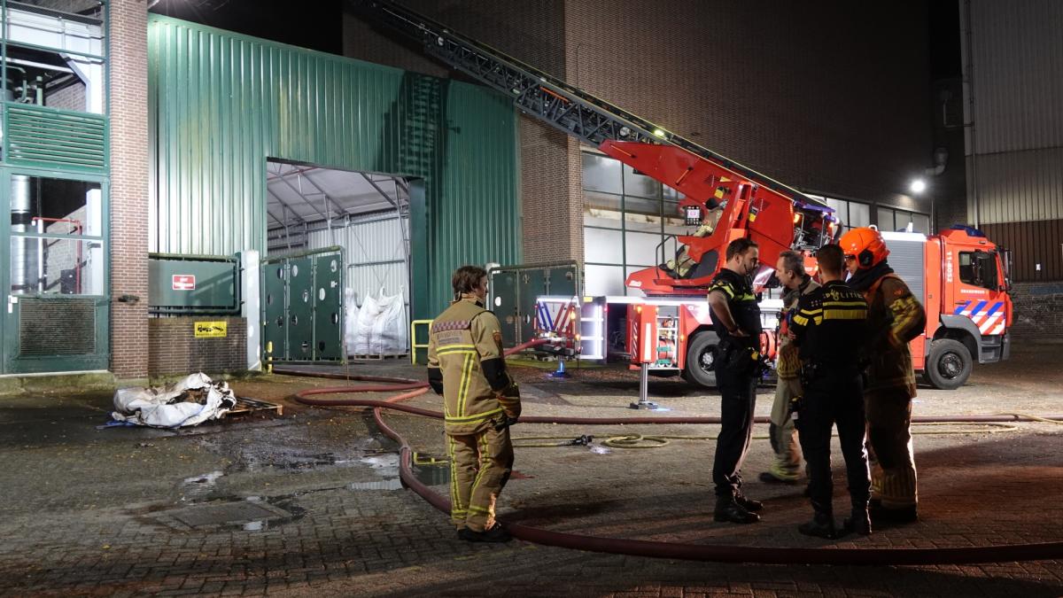 Nachtelijke brand in Zaanse cacaofabriek