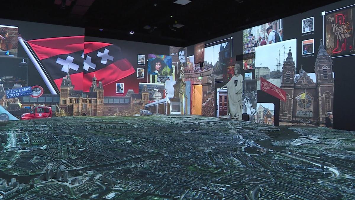 Amsterdam heeft de grootste multimediale maquette ter wereld