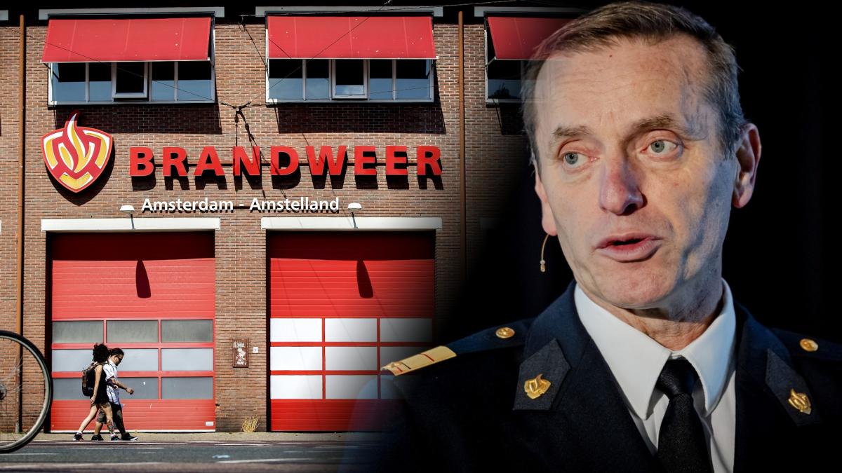Tijs van Lieshout stopt als brandweercommandant van Amsterdam