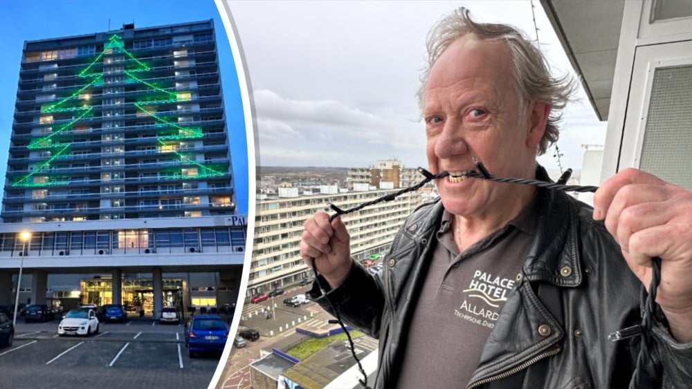 Allard laat Zandvoort stralen: iconische mega-kerstboom pronkt weer op hotel Nieuws
