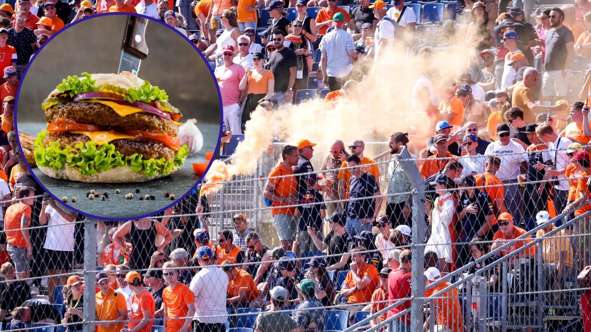 Racefans aten ongemerkt zeewierburgers op Formule 1 Zandvoort, zonder klachten