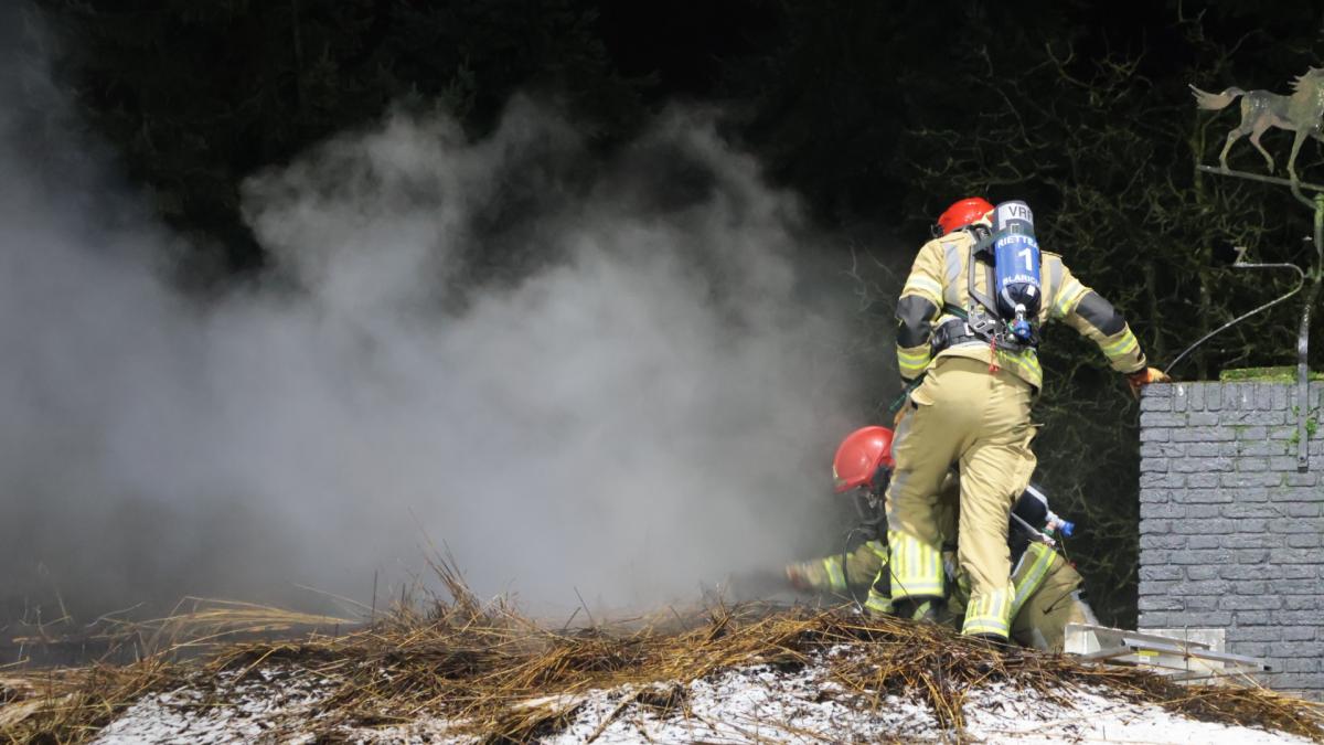 Opnieuw brand in Blaricumse villa die gisteren al zwaarbeschadigd raakte