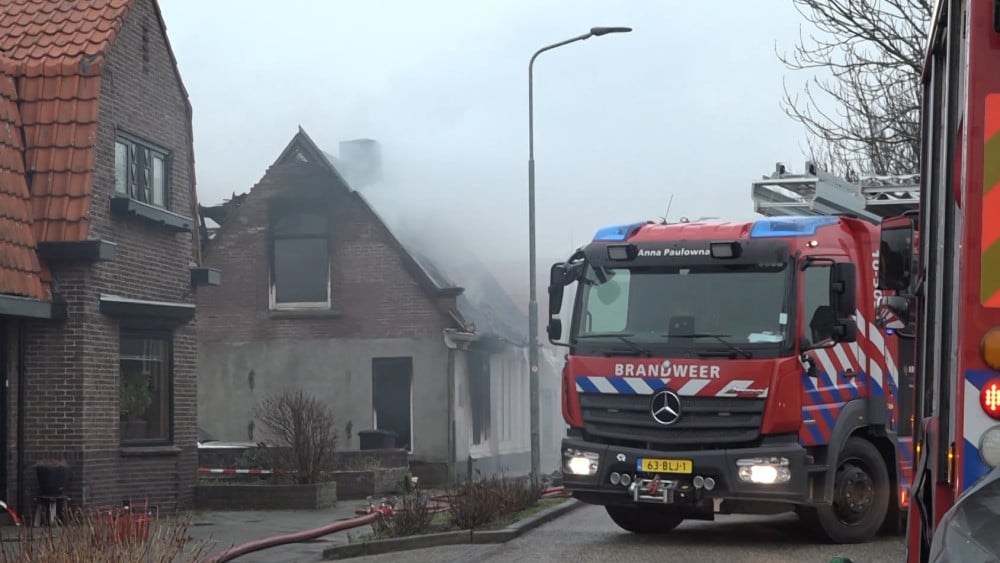 Verwoestende brand Oudesluis lijkt veroorzaakt door elektrische kachel