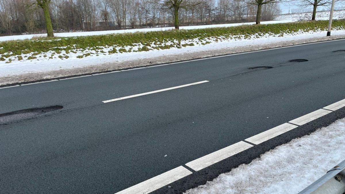 N201 bij Aalsmeer opnieuw dicht vanwege herstel vorstschade