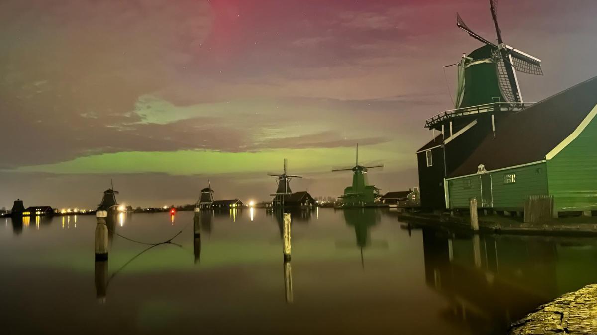 Bijzonder: noorderlicht op veel plekken in provincie te zien