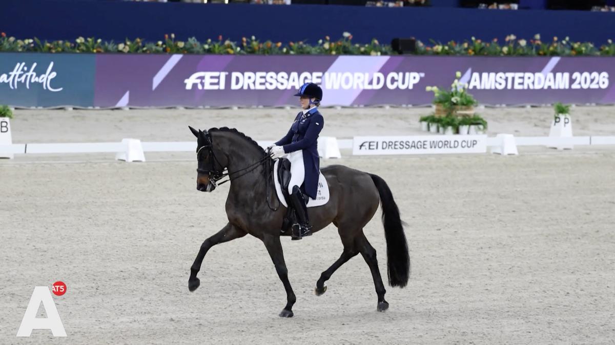 Jumping Amsterdam thuiswedstrijd voor Elize van de Mheen: 