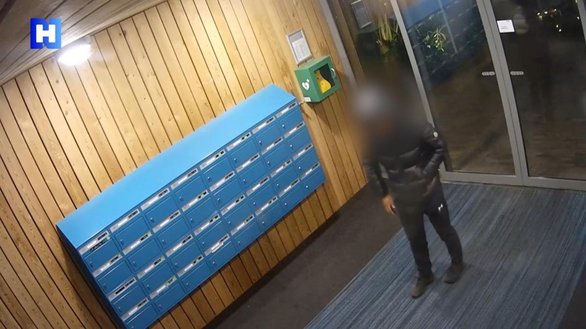 Camerabeelden van verdachte na explosie appartementencomplex Hoofddorp