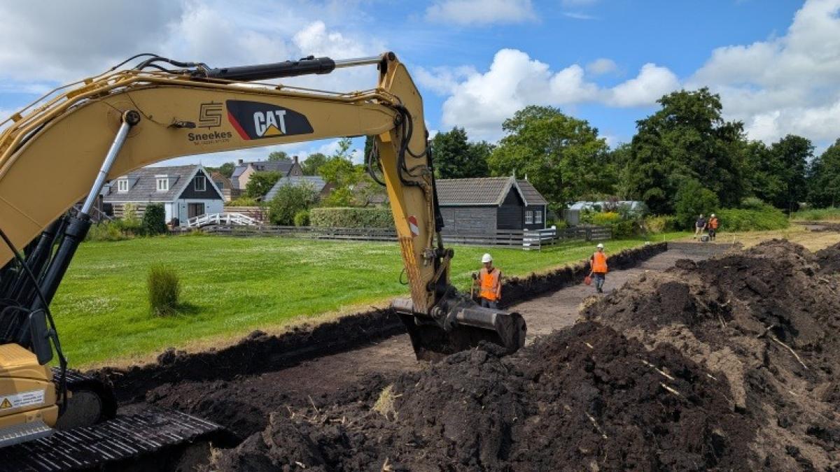 Kans op archeologische vondsten legt werkzaamheden sportcomplex stil