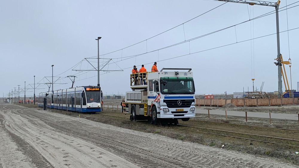 Tram 26 test runs to new IJburg islands begin