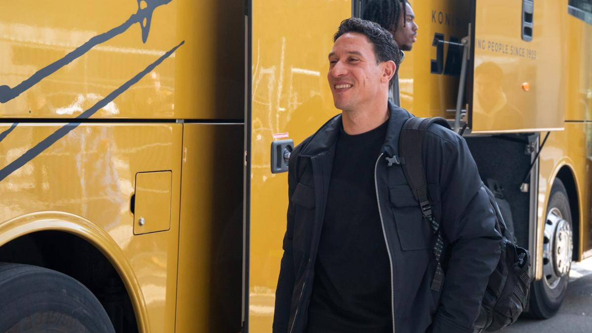 Met een goed gevoel stapt Telstar de bus in naar Heerenveen: 