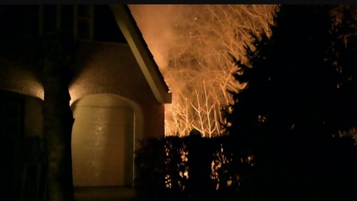 Brand in woning in Egmond aan den Hoef