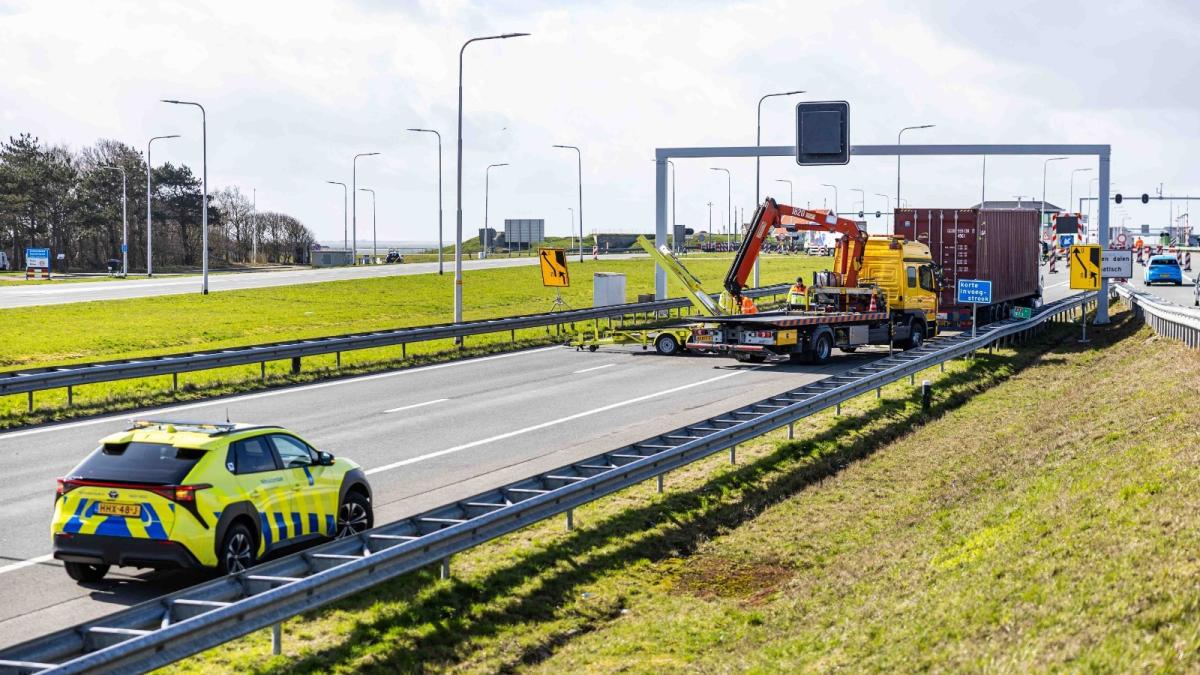 Afsluitdijk richting Noord-Holland weer open
