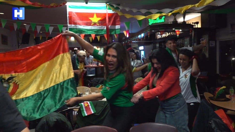 Boliviaans feest en Surinaams verdriet in Amsterdamse kantine