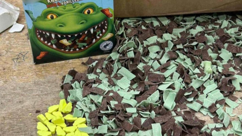 Schiphol customs find ecstasy disguised as chocolates hidden in crocodile flake packages