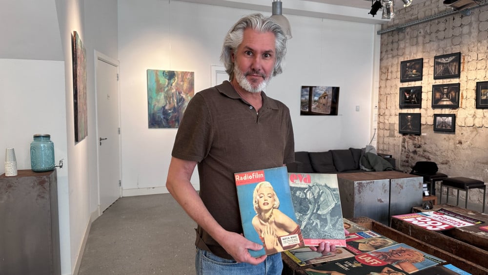 Marco dook zelfs in de papierbak op zoek naar sekssymbool Marilyn Monroe