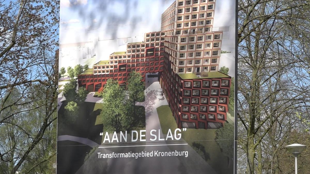 Studenten in actie tegen 'short stay' Kronenburg: 