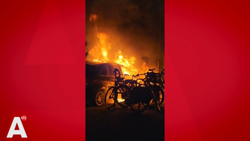 Four cars burnt out on Cornelis Lelylaan