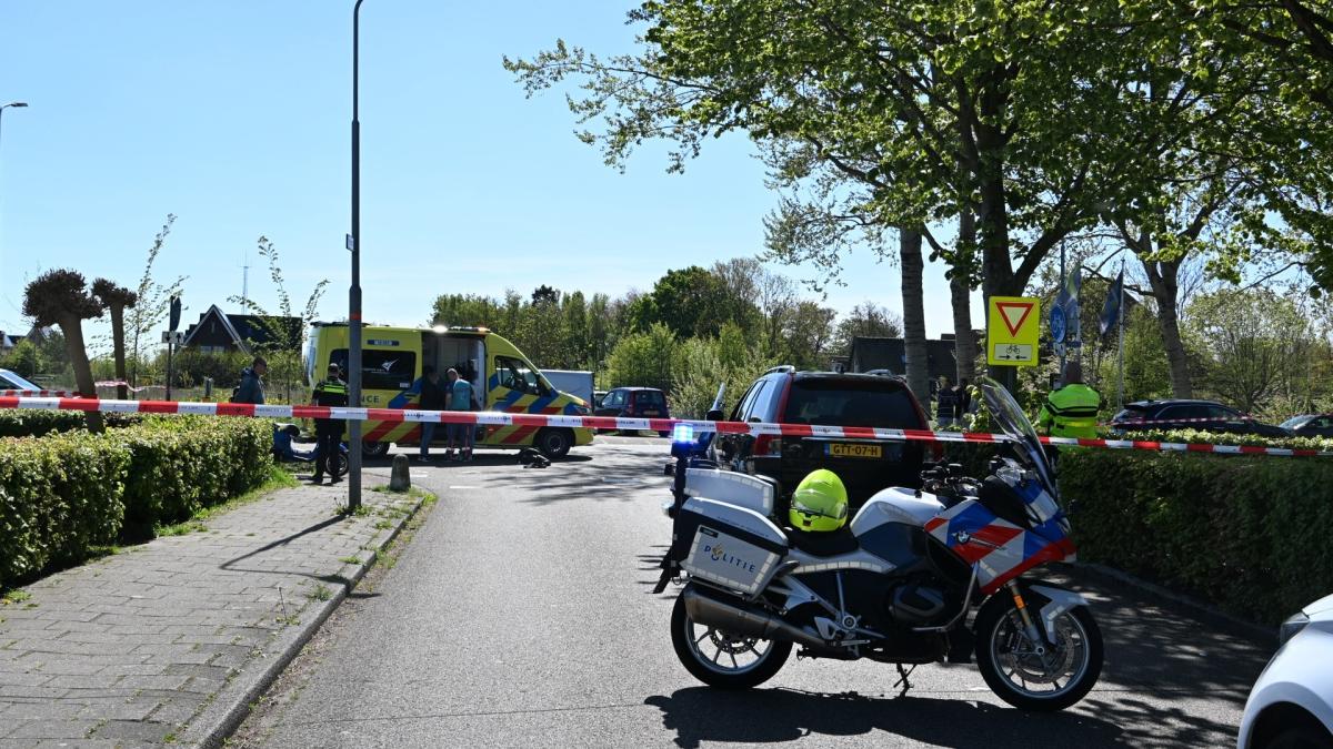 Scooterrijder gewond bij harde aanrijding met auto
