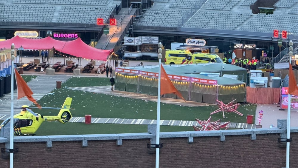 Two injured in stabbing after festival at Olympic Stadium in Amsterdam
