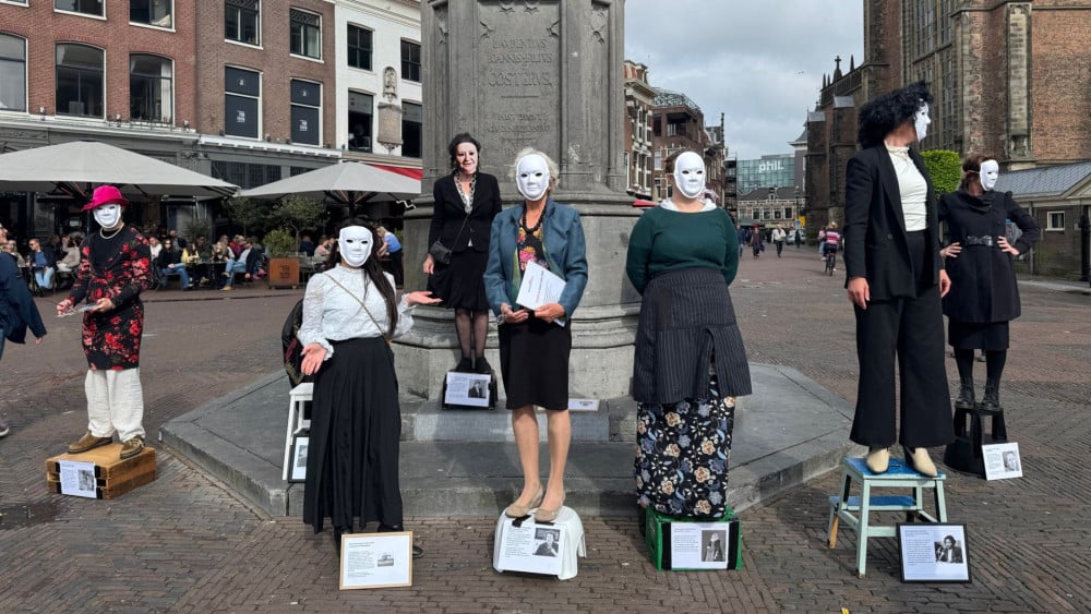 Haarlem Dolle Minas statue protest: Women have been written out of history