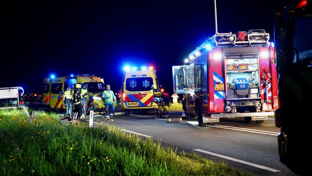 Meerdere gewonden na ernstig ongeluk in Hoogkarspel