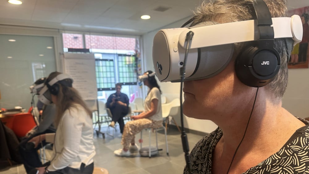 Virtual reality lets healthcare workers experience what it's like to have dementia