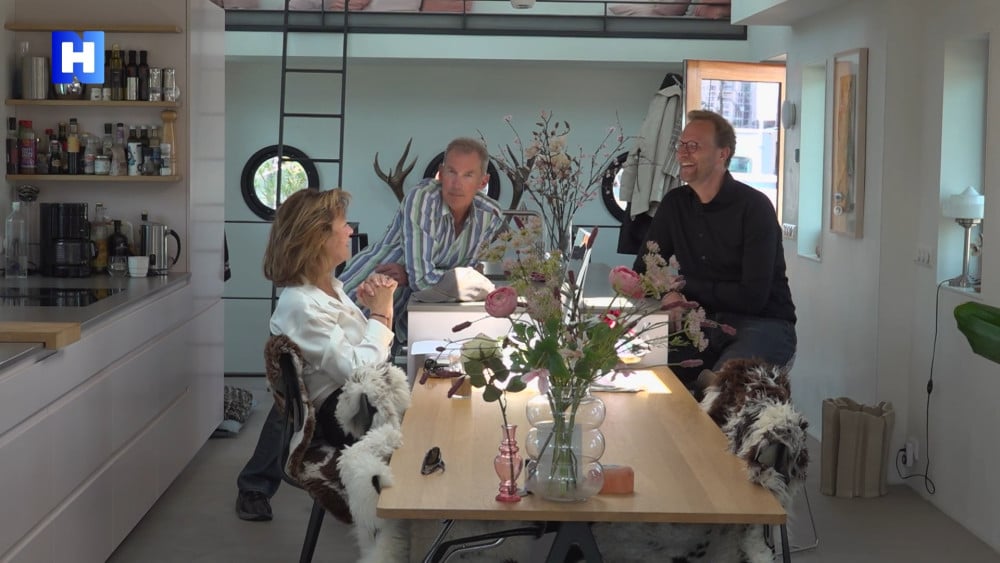 The most beautiful houseboat in the Netherlands is on the Nieuwe Prinsengracht