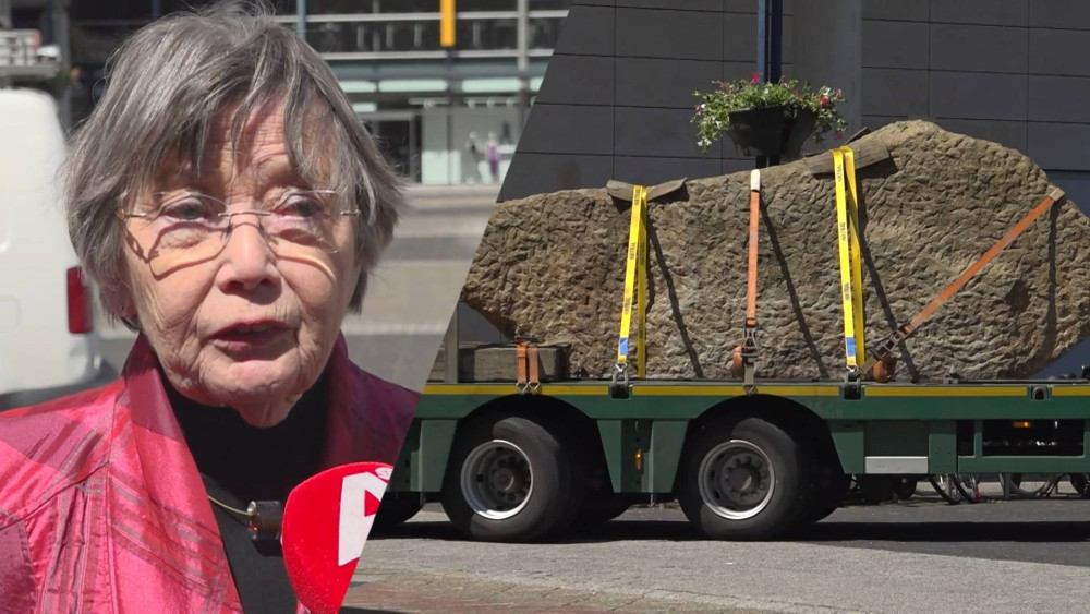 Glass artwork removed from Osdorpplein after 27 years, artist's widow disappointed