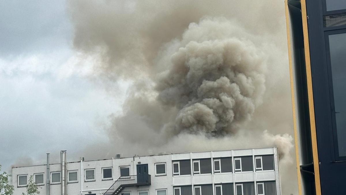 Grote brand bij bedrijfspand in Diemen zorgt voor flinke rookontwikkeling, NL-Alert verstuurd