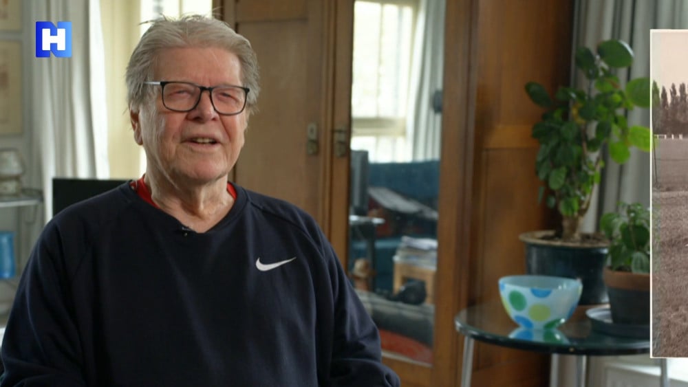 Mime artist Rob van Houten became the country's most famous snack bar owner
