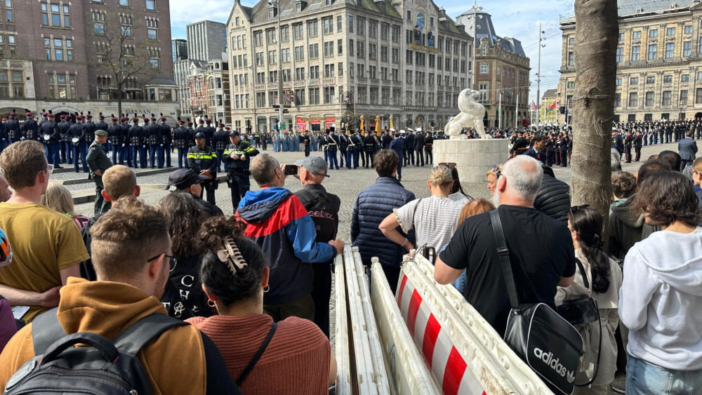 Dam Square again the scene of state visit, this time German President visits