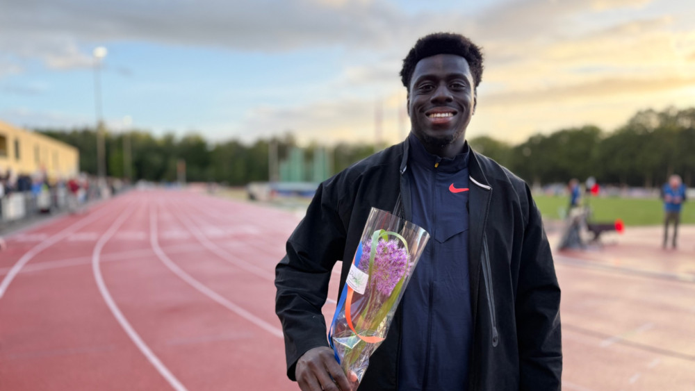 Late bloomer Elvis Afrifa sprints with world elite: "I'm actually a football guy"