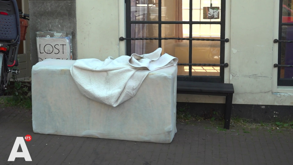 Police treat falling foam block as accident