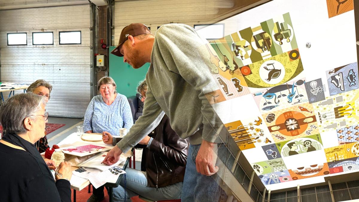 Megakunstwerk voor Wieringerwerf: bewoners werken er jaren aan