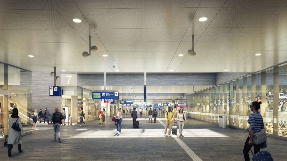Milestone for Zuidasdok: New passenger tunnel at Zuid station opens this autumn after years of construction