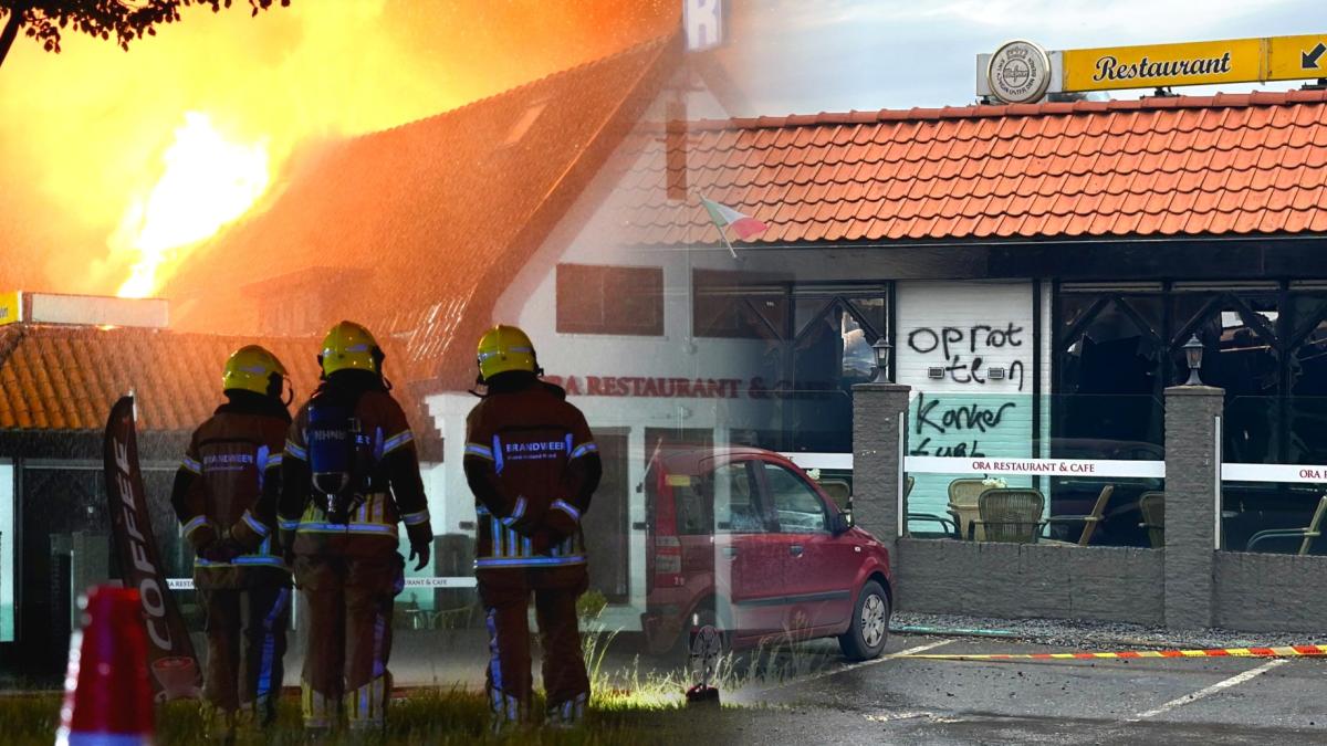 Grote brand restaurant Wijdenes, racistische leuzen op pand gevonden