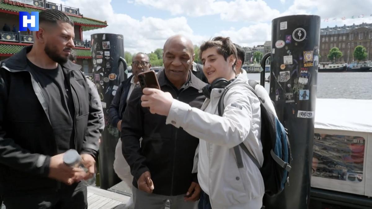 Drukte in de stad bij opening coffeeshop van bokslegende Mike Tyson: 