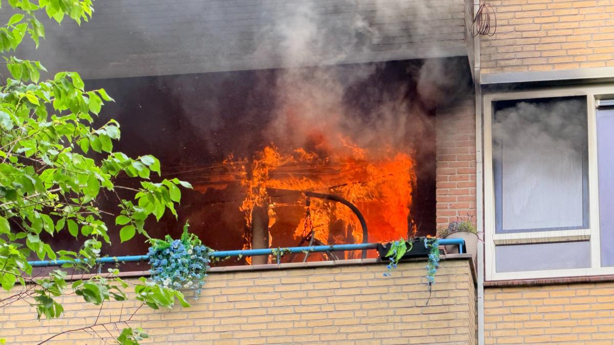 Uitslaande brand in appartement van Alkmaarse flat