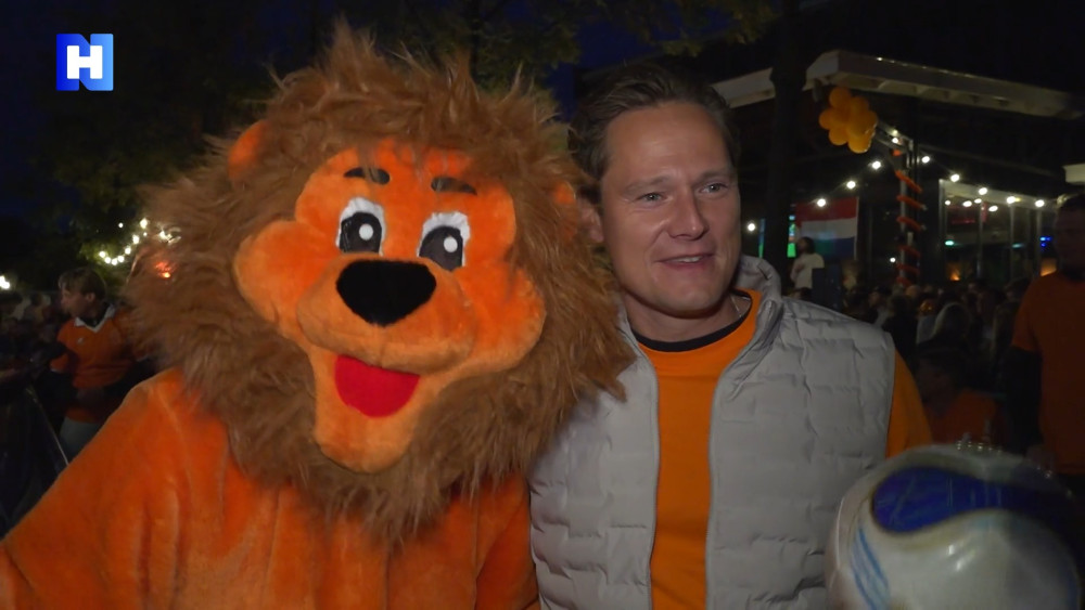 Cheers, fireworks and ultimately disappointment for Oranje fans at the Westergasterrein