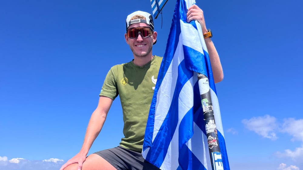 Ultrarunner Rick was actually happy with the sweltering heat today