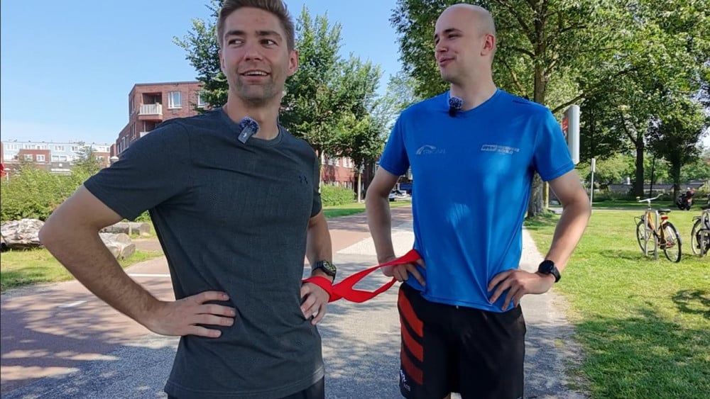 Job (28) is nearly blind but runs top times with a buddy: "Literally blind trust"