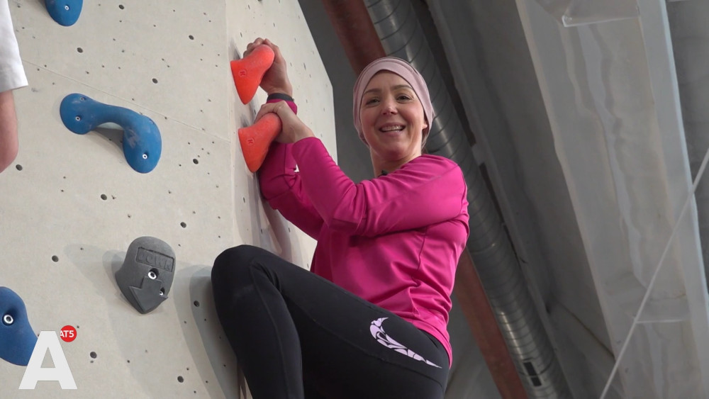 Newly appointed alderman Esmah Lahlah still looking for a bike, a house, and a regular bouldering gym