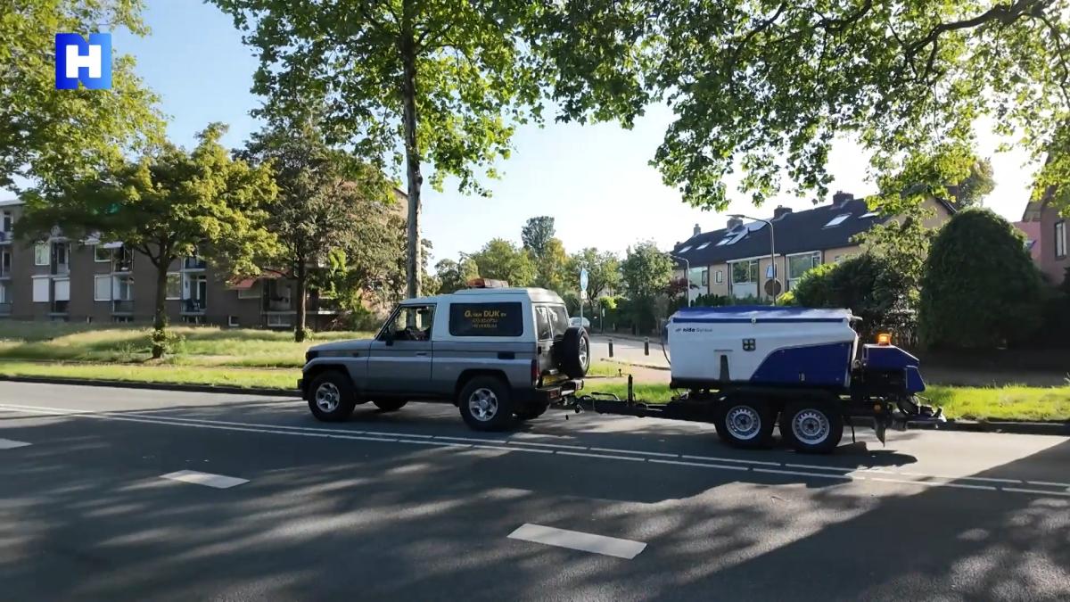 Strooiwagen tijdens hittegolf de weg op: 