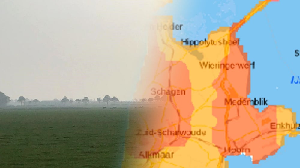RIVM waarschuwt voor smog rond de Noordkop en West-Friesland