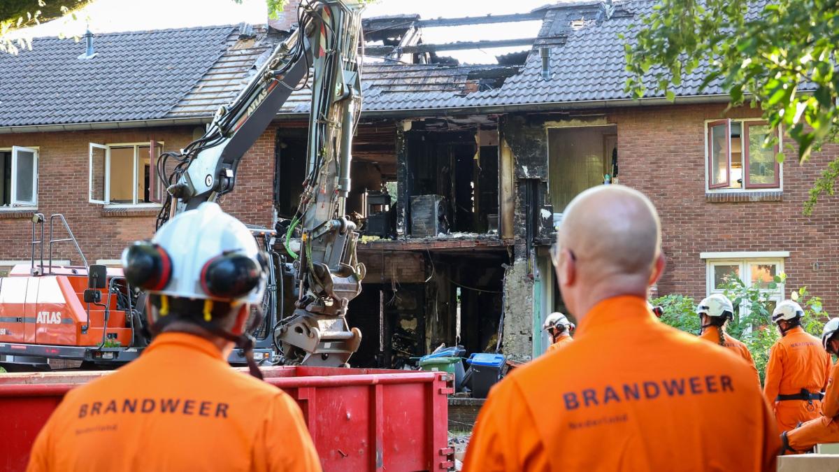 Geen derde slachtoffer gevonden bij brand in Huizen